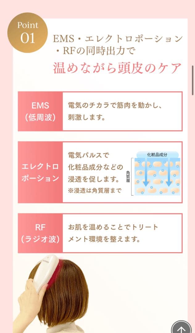 【美品・ほぼ未使用】DoRAISE ドゥライズ 電気リフトブラシ