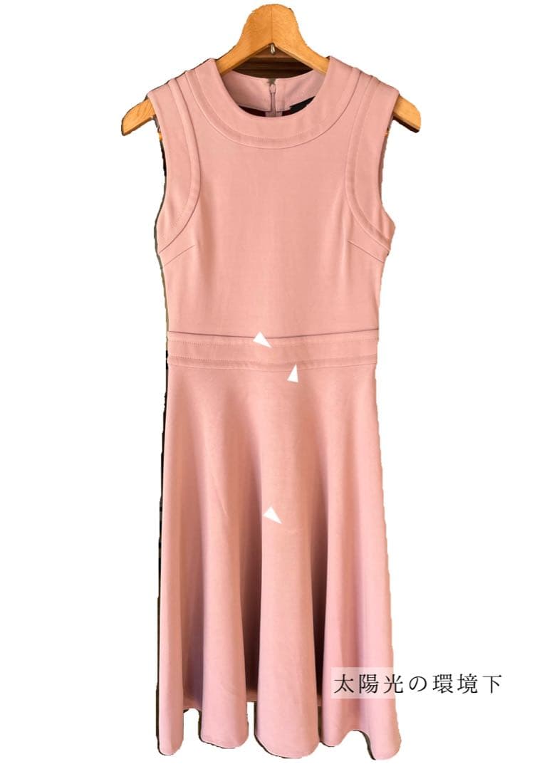 あめ　様　GUCCI くすみピンク フレアドレス　ノースリーブ XS