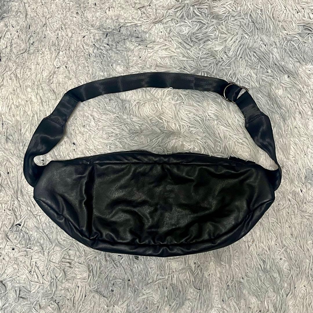 バッグ ATTACHMENT SYNTHETIC LEATHER WAIST BAG