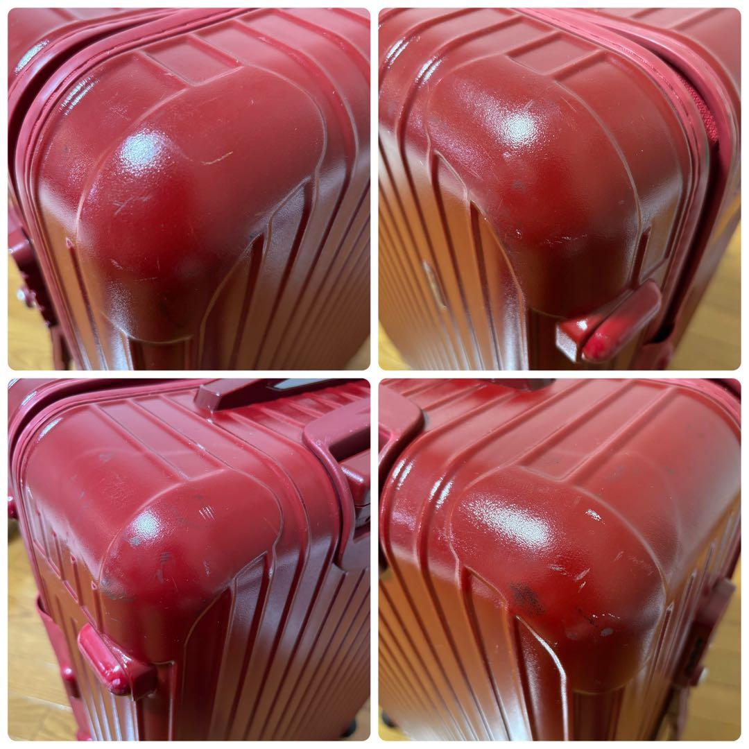 美品　RIMOWA リモワ　サルサ　レッド　キャリーケース　63L 2輪