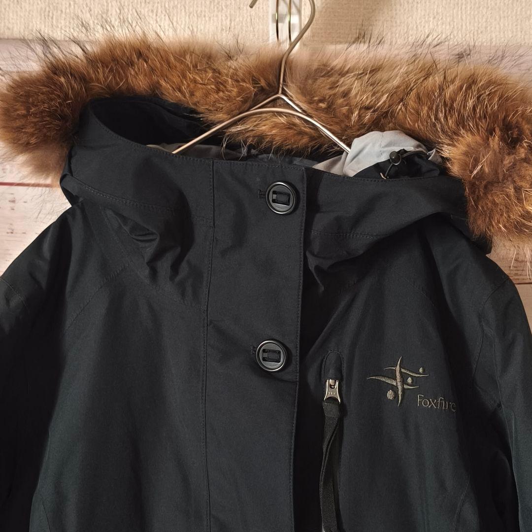 【クリーニング済】Foxfire ゴアテックス ダウンジャケット ファー付 S