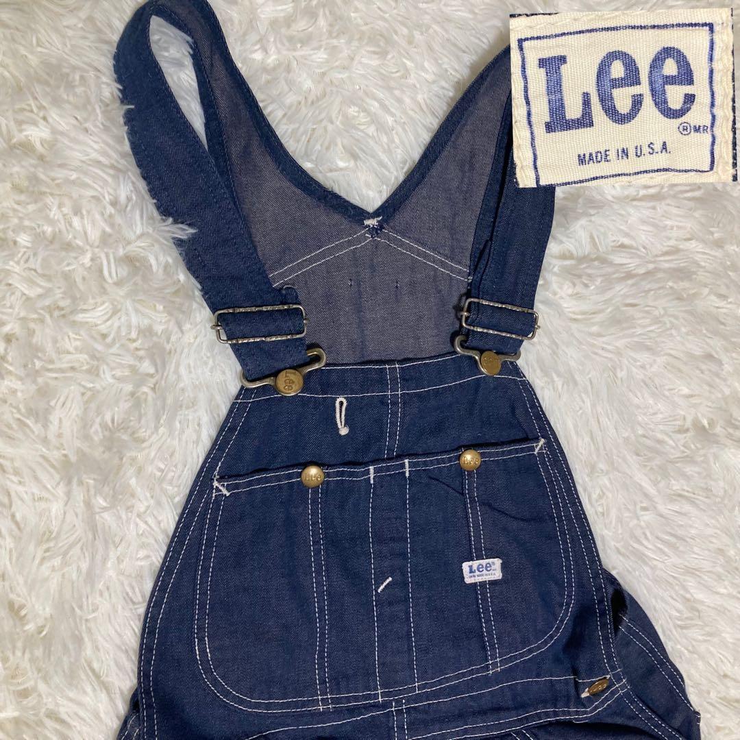 USA製 Lee インディゴ デニム オーバーオール サロペット ヴィンテージ