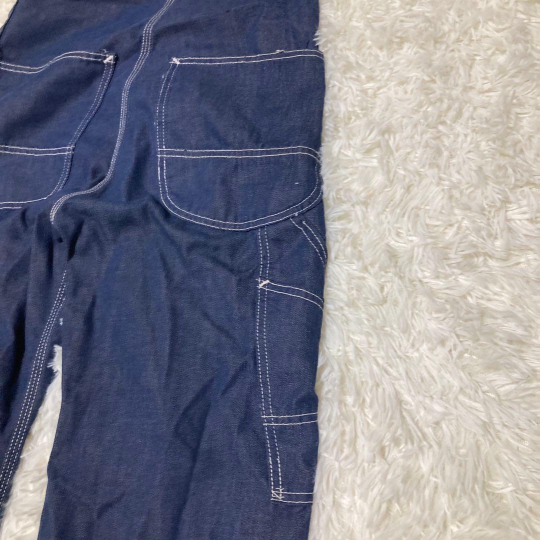 USA製 Lee インディゴ デニム オーバーオール サロペット ヴィンテージ