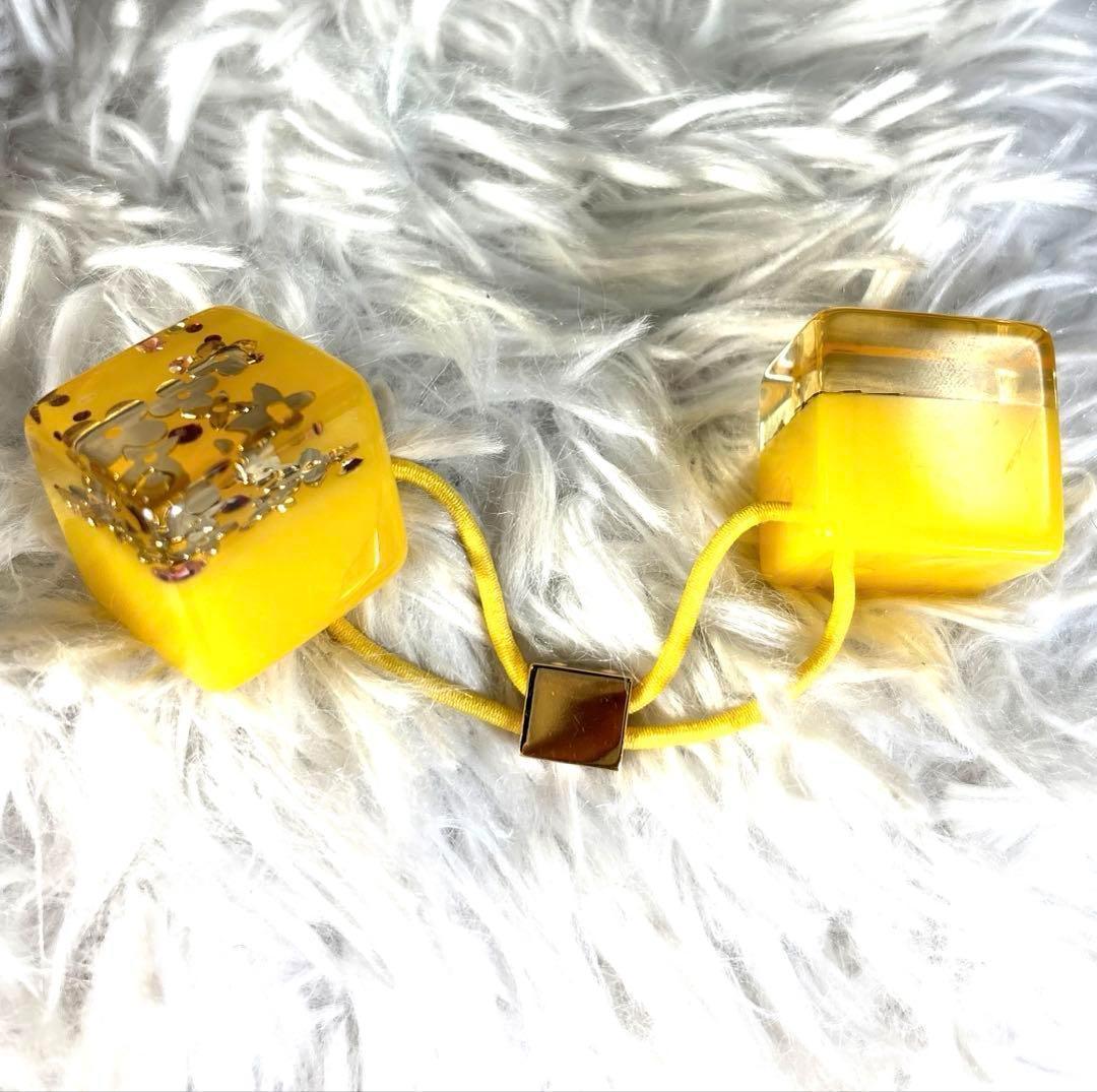 訳あり✨えりぴょん様　キューブ ヘアーゴム