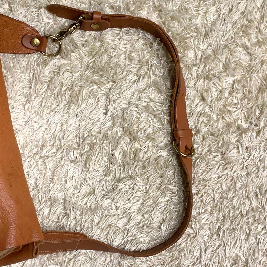美品✨イルビゾンテ バムバック ボディバッグ レザー ブラウン