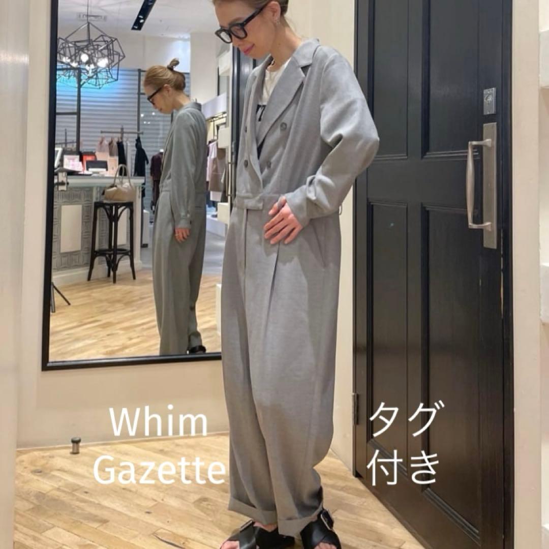 【新品】ウィムガゼット テーラーカラージャンプスーツライトグレー