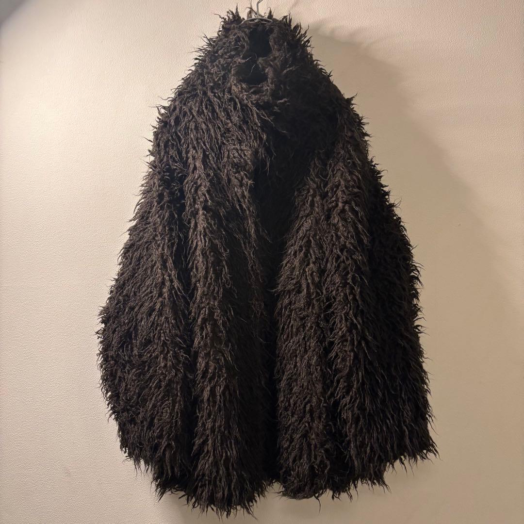 奇天烈 変形 オーバーサイズ ファー ブルゾン ジャケット y2k ミリタリー