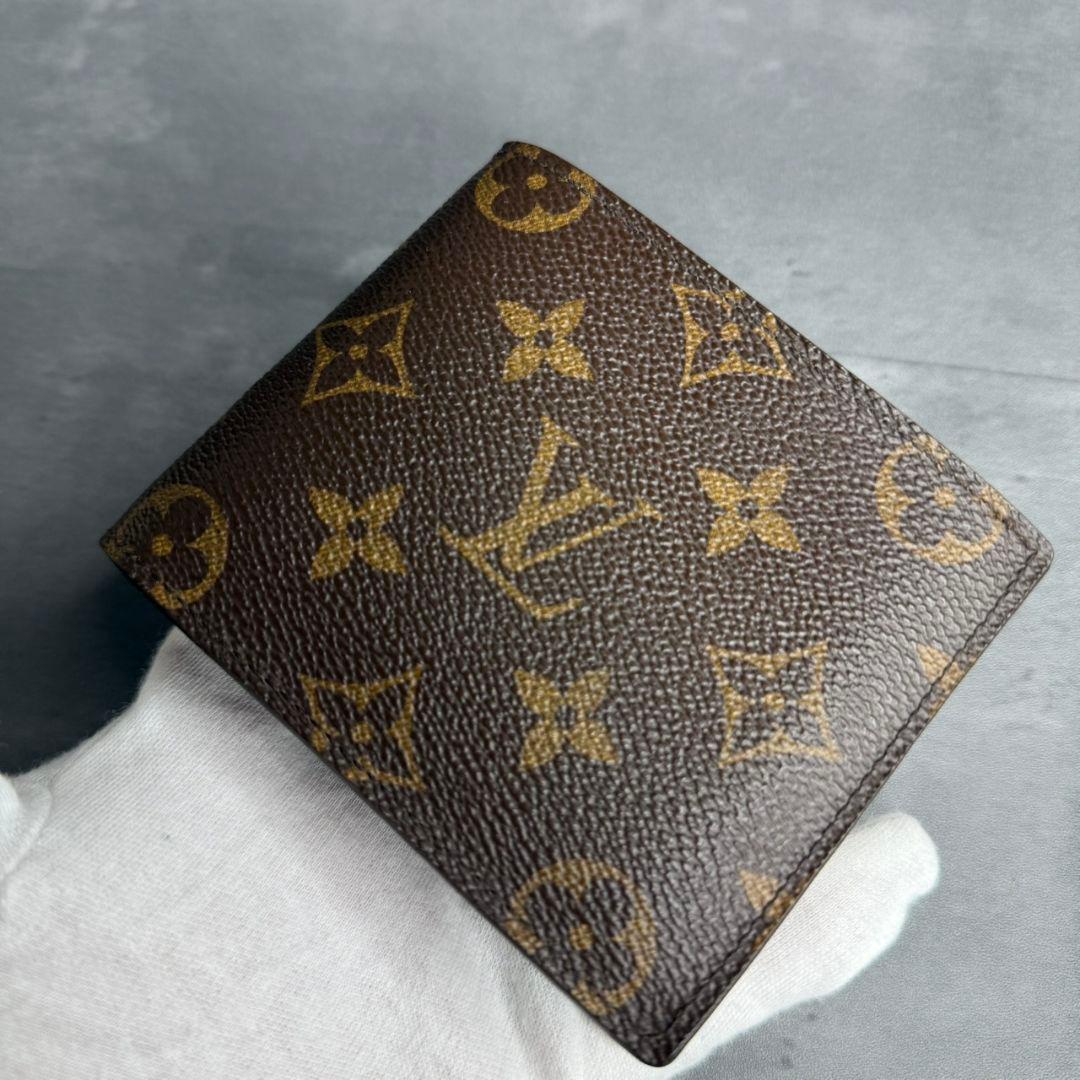ルイヴィトン ポルトフォイユ マルコNM モノグラム 二つ折り財布 現行