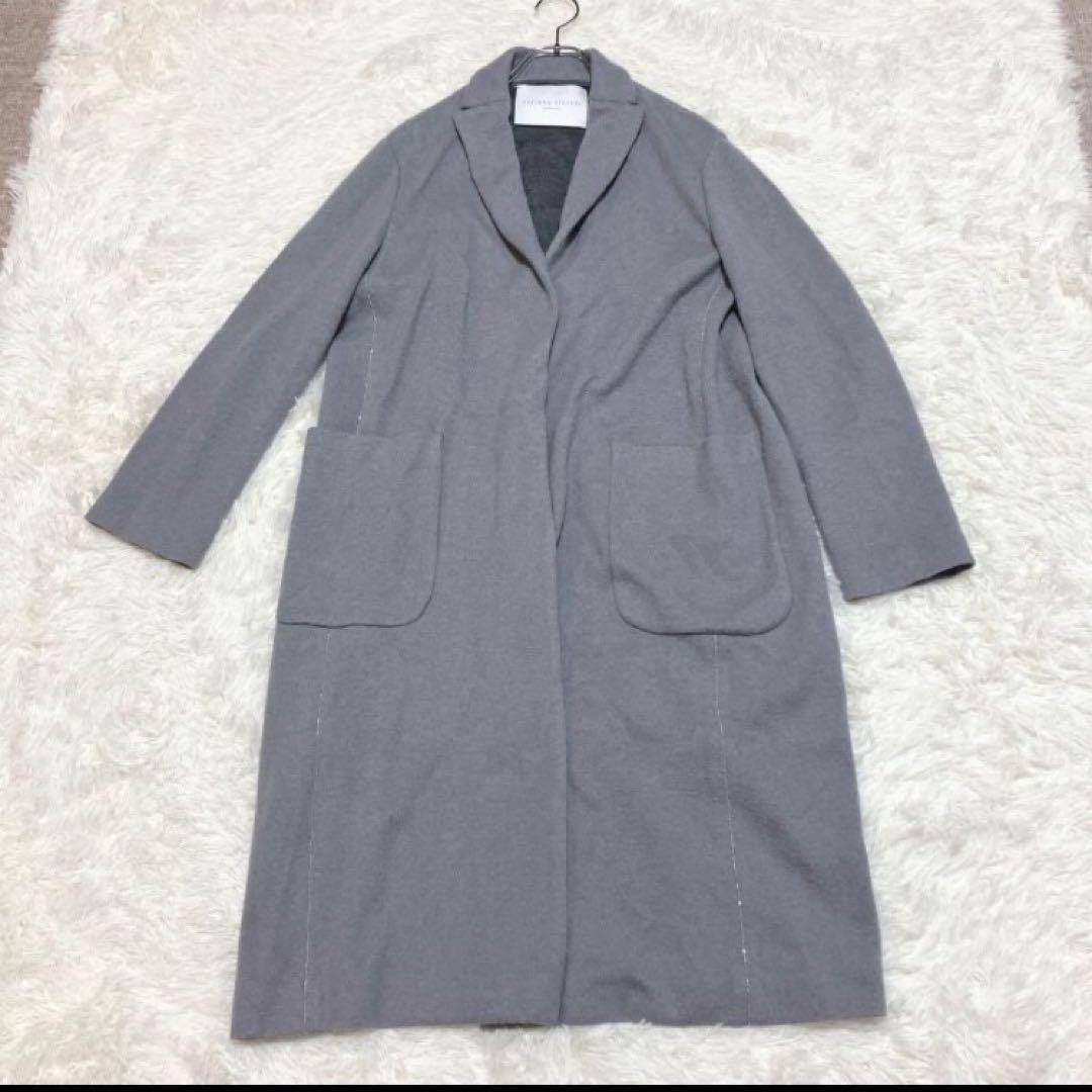 FABIANA FILIPPI ファビアナフィリッピ(L)ロングコート グレー