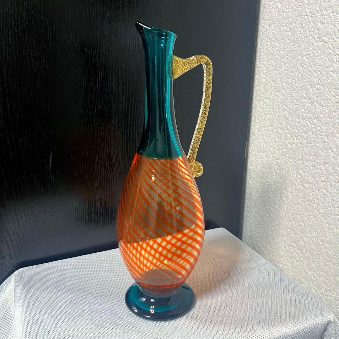 マルティグラス Multi Glass ガラス工芸 置物 花瓶 ★一品物