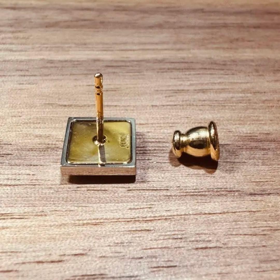 【最終値下げ】FENDI フェンディ FF ズッカ 片耳用　ピアス