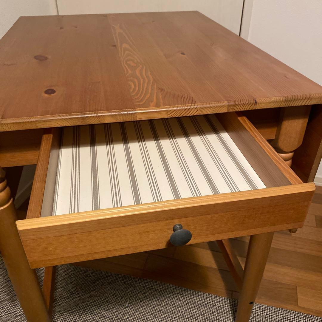IKEA INGATORP インガートルプ ドロップリーフテーブル木製ダイニング
