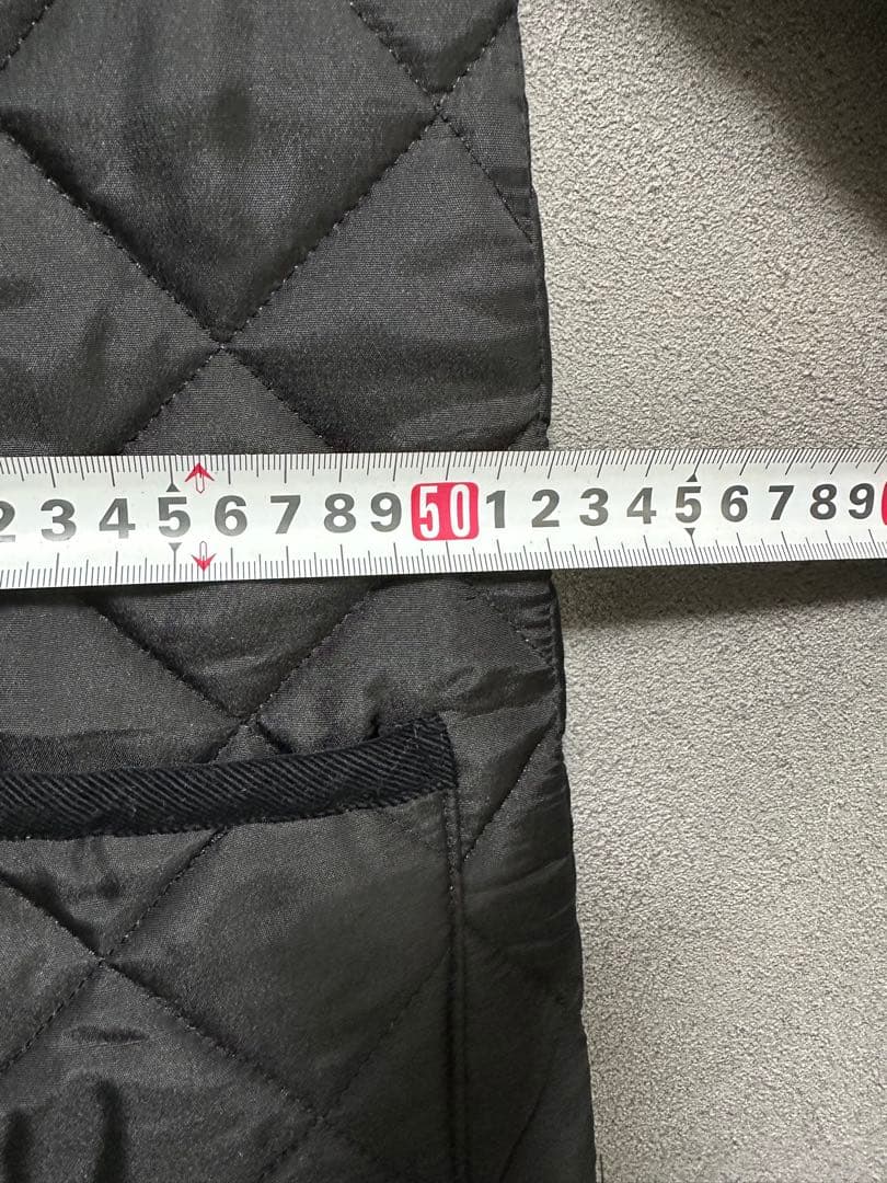 トラディショナルウェザーウェア　アークリー ロング　キルティングコート　ブラック