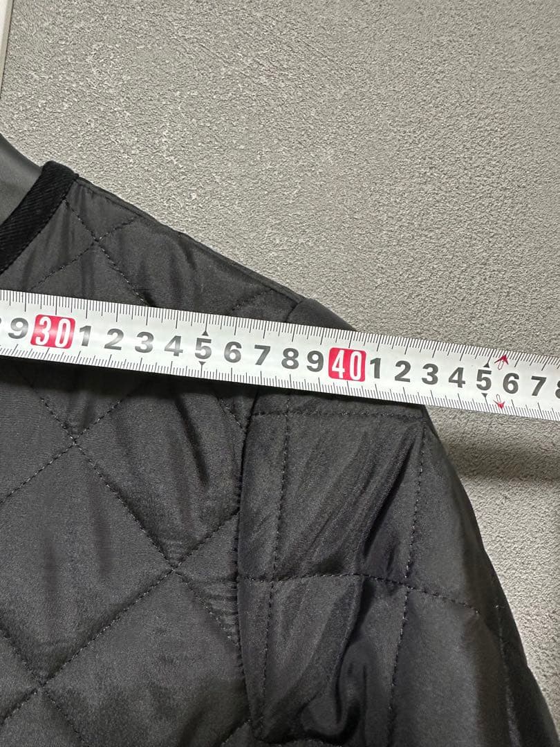 トラディショナルウェザーウェア　アークリー ロング　キルティングコート　ブラック