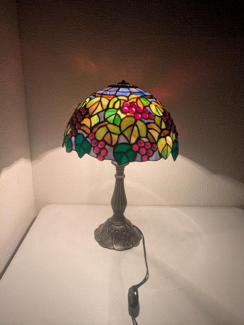 【新品】ステンドグラス スタンドライト テーブルライト アンティーク調 No.2