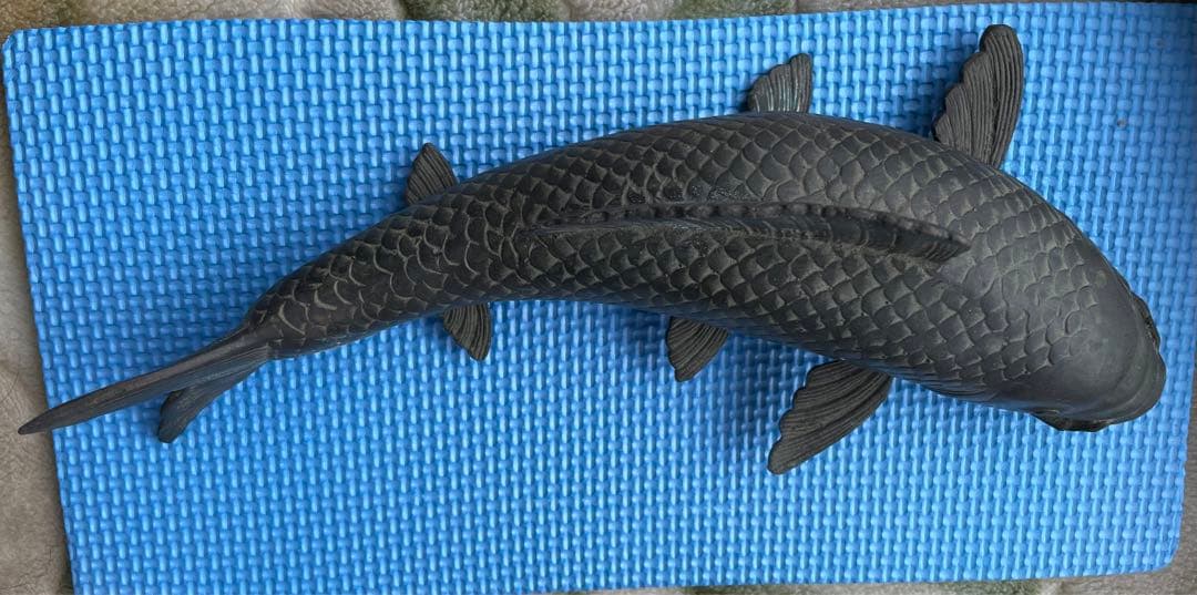 鯉の置物 銅製 旧家蔵出 江戸？〜明治頃