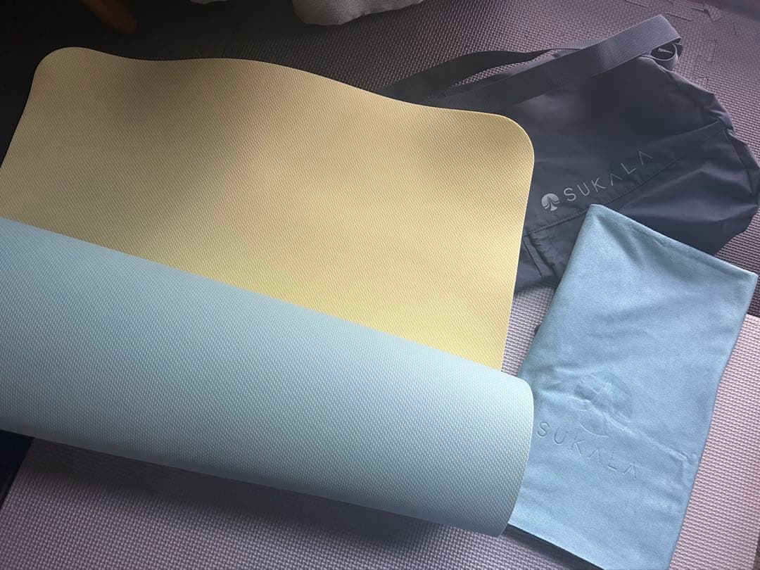 最終値下げ♪ 美品 SUKALA ヨガマット ヨガラグ バッグ 3点セット