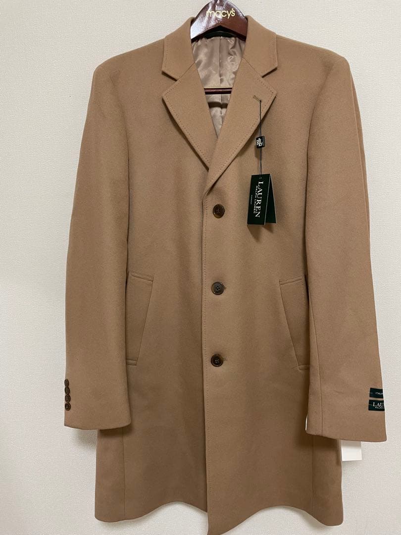 【値下げ】ラルフ・ローレン キャメル チェスターコート 40R新品