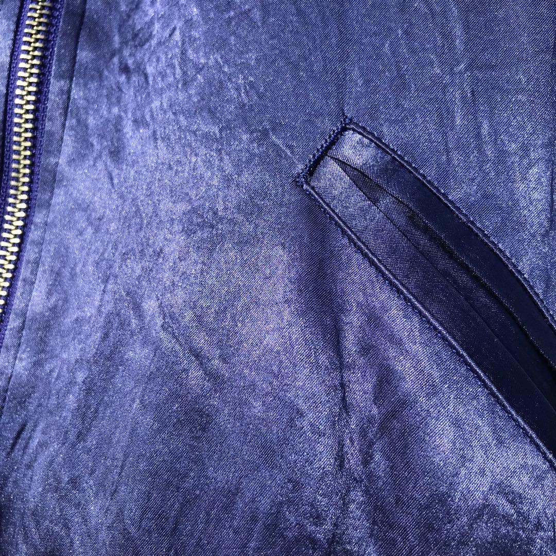 ブラックウィドー　スカジャン　L　パープル