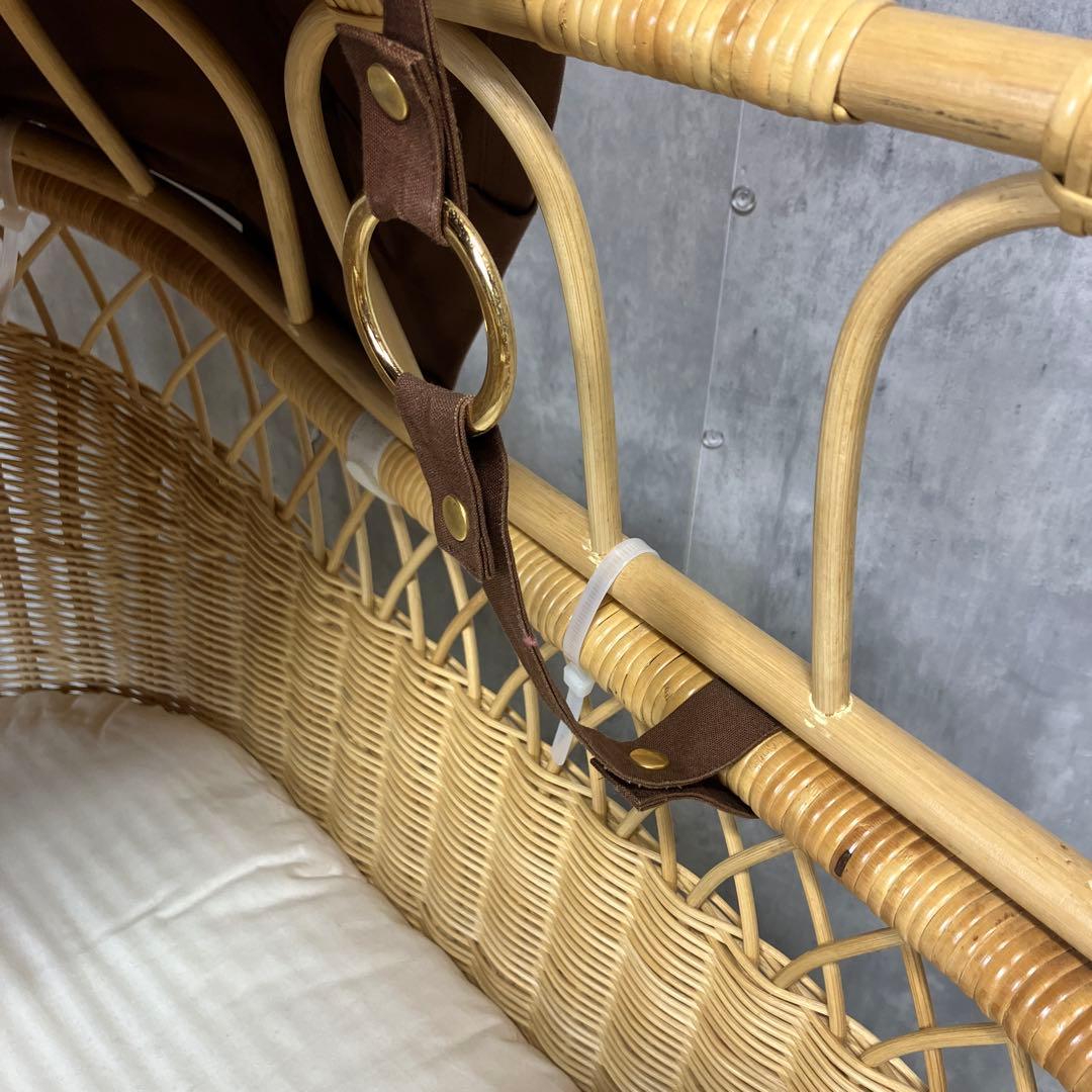 東京乳母車 プスプス ブラック＆ゴールド 幌付き ①