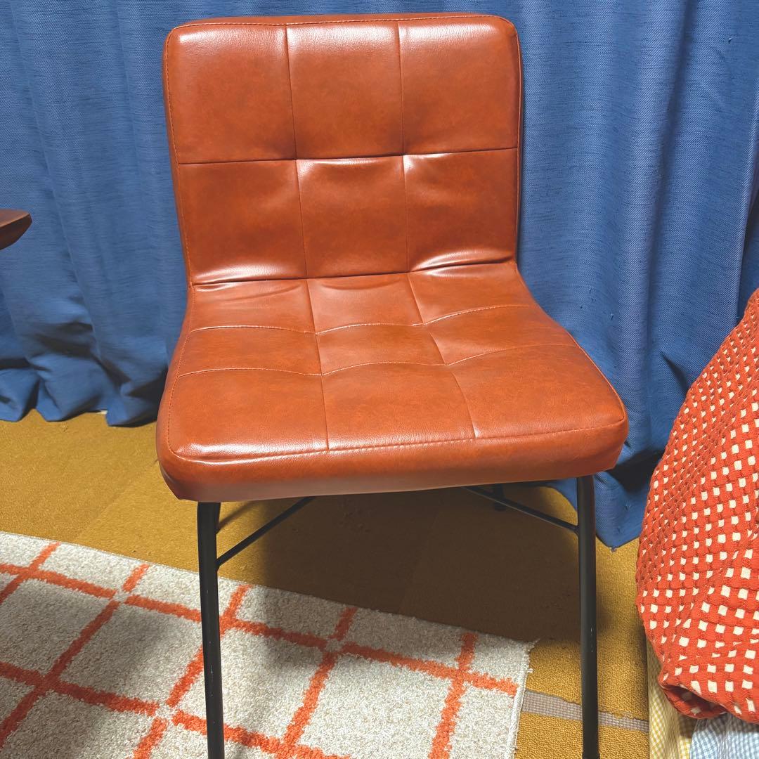 ニコアンド　椅子　リビングテリトリーシリーズ　レッド