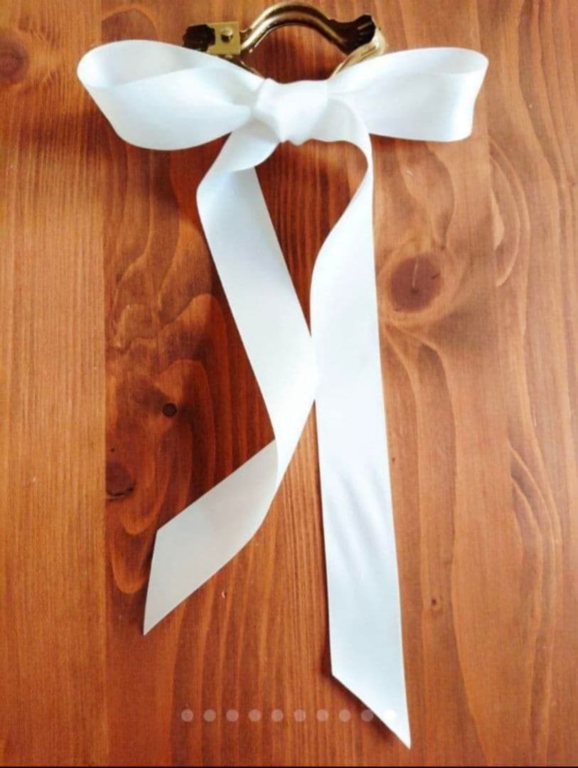 ホワイトコットン♪レース付きラッフル両開きカーテンリボンクリップ付き♡