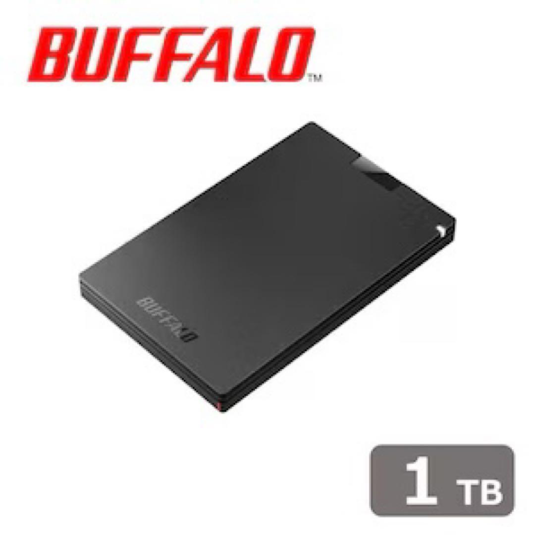BUFFALO 外付けSSD 2TB　ポータブルSSD