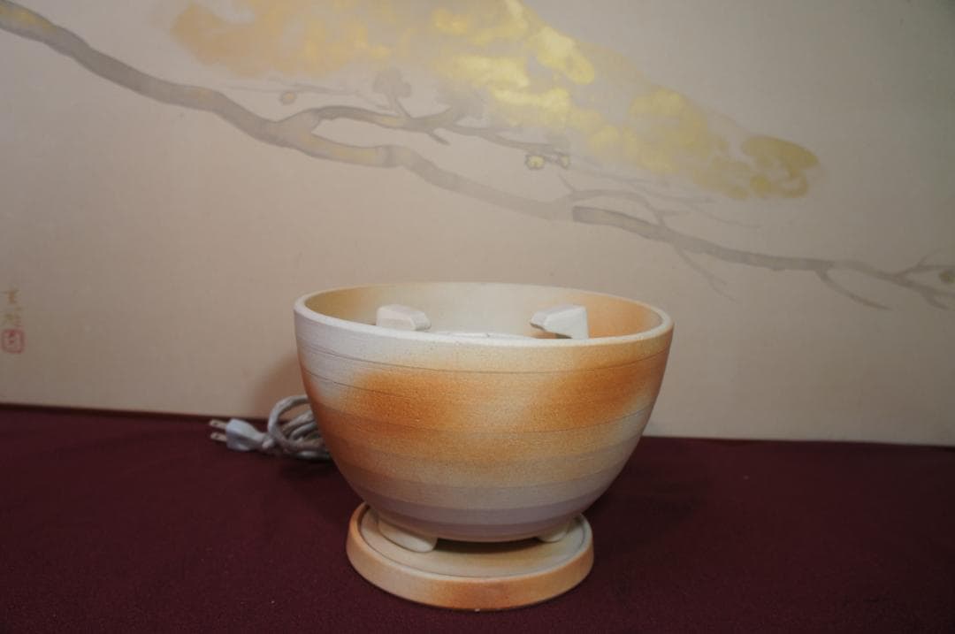 ☆瓶掛け 手あぶり 卓上火鉢 電熱器 送料込み