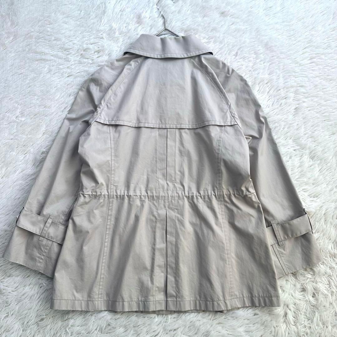 バーバリーロンドン トレンチコート ショート丈 ノバチェック ベージュ L 春物