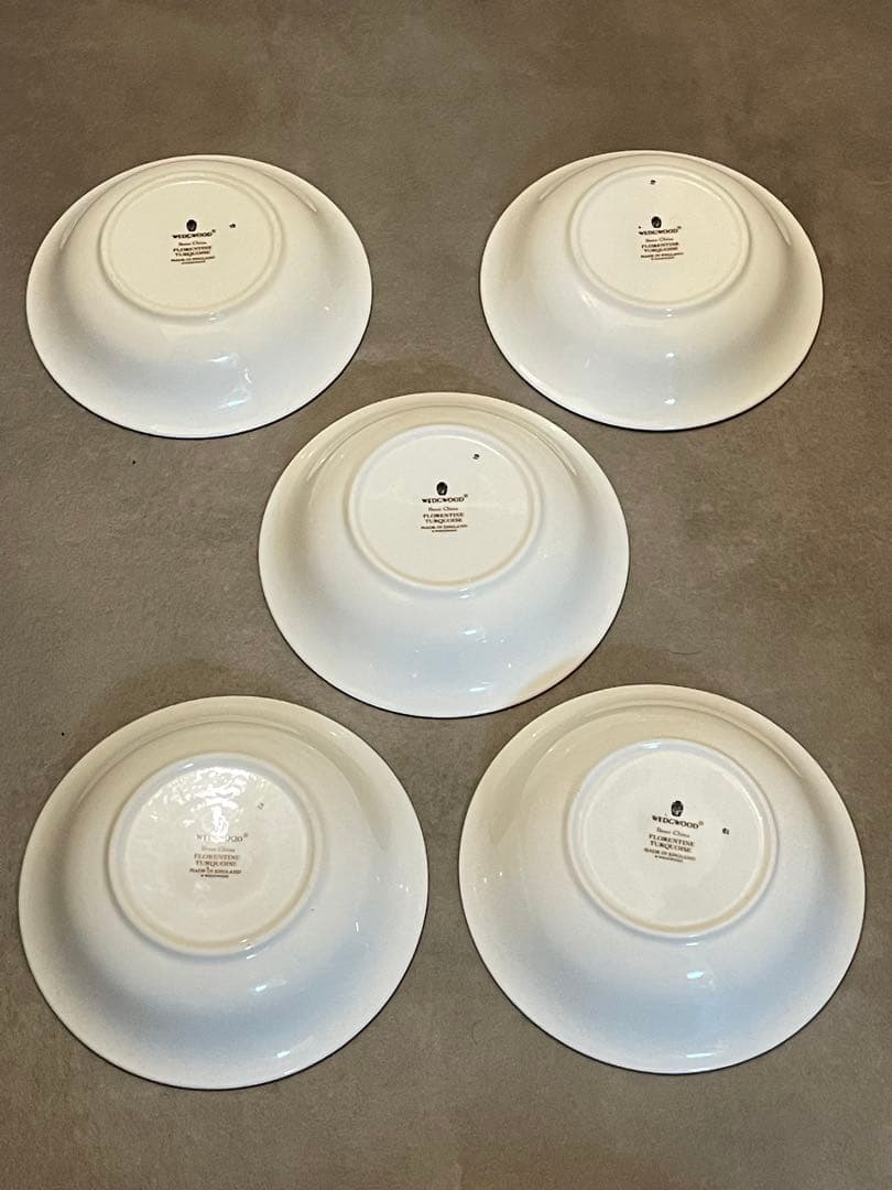 ウェッジウッド  フロレンティーン　ターコイズ　ボウル　15.5