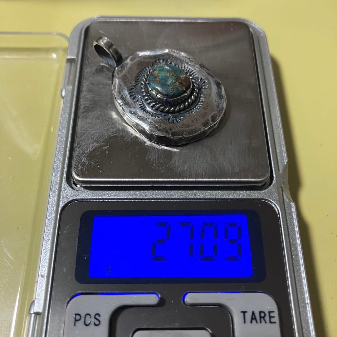 ターコイズマウンテン　ターコイズ　シルバー　ネックレス　#インディアンジュエリー