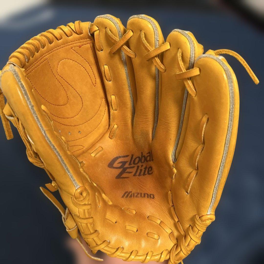 ミズノ　ピッチャー用硬式グローブ、急ぎ