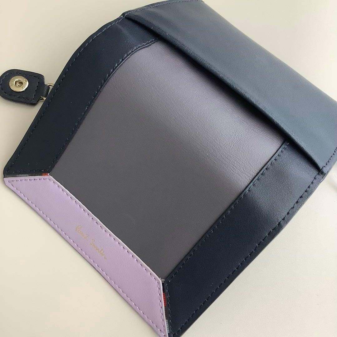 PaulSmith ポールスミス フラグメントケース BPW272 灰 紫