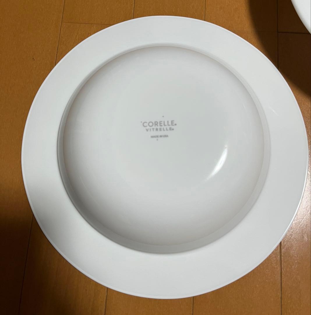 Corelleジャストホワイトパスタボウル