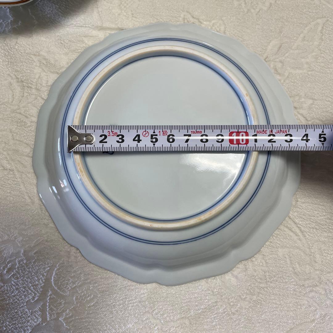 源右衛門窯　古伊万里風菊江　高台小鉢揃　3枚