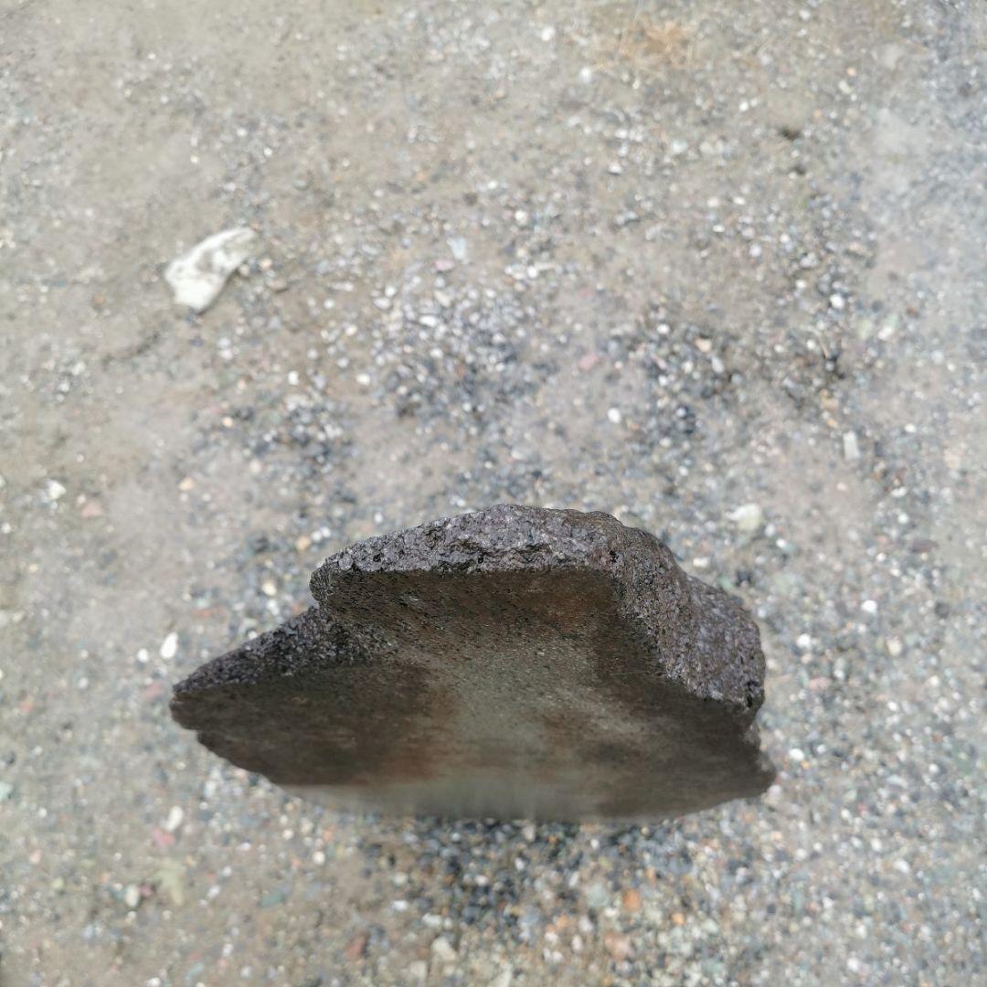 富士　溶岩石　77キロ　庭石　鑑賞石　石　庭　坪庭　ガーデニング　置物　オブジェ