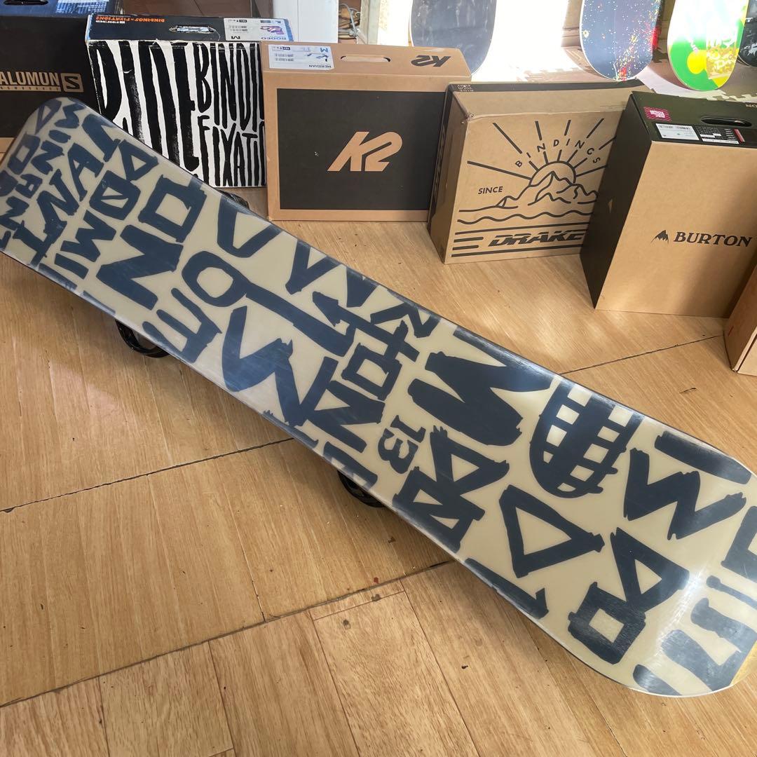 BURTON×FLUX　バートン　スノーボードセット　フラックスバインディング付