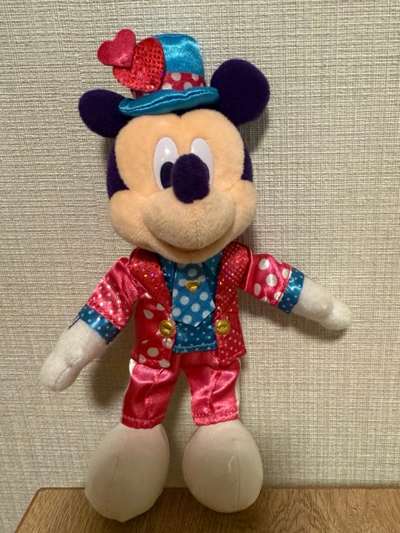 レア　ミッキーマウス ミニパル　ぬいぐるみバッジ　初年度