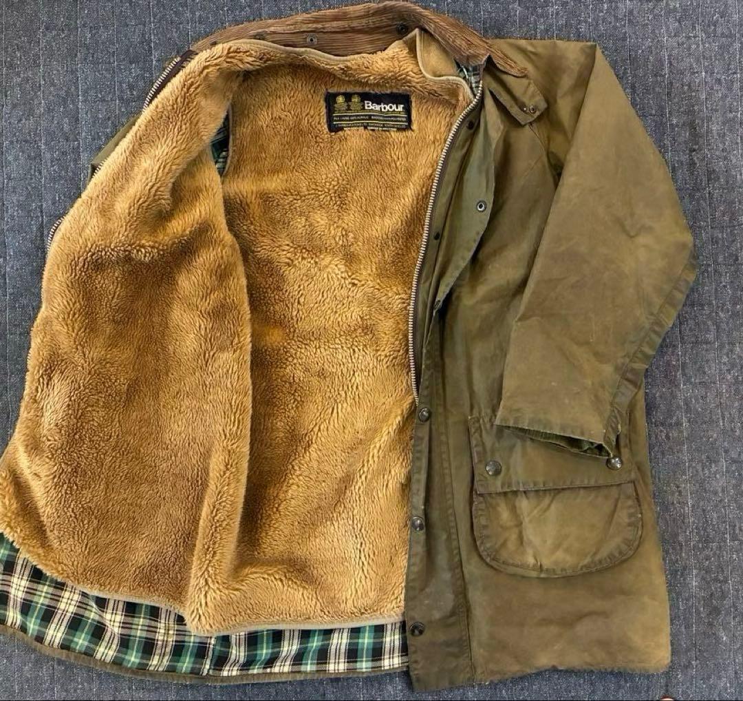 バブアー　ゲームフェア　Barbour GAMEFAIR ボアライナー付き　38