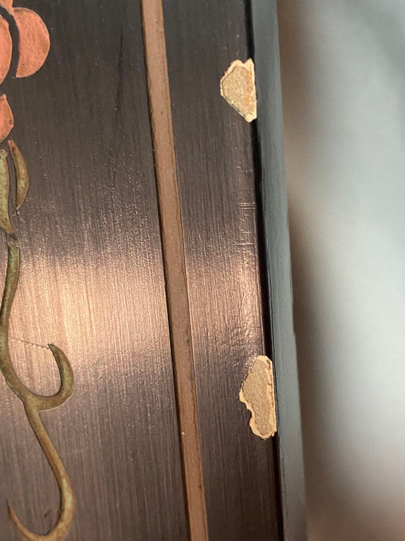 2802❣️ 中国　金屏風　アンティーク