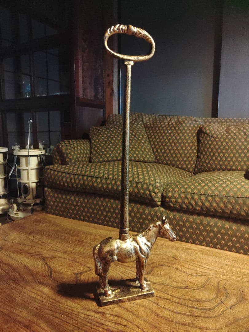 希少　ドアストッパー 玄関 鋳鉄　ェッジストッパー　ヴィンテージ　アンティーク