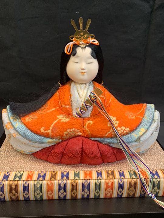 木目込み人形 15人揃い 25号　親王 水色　エボシ