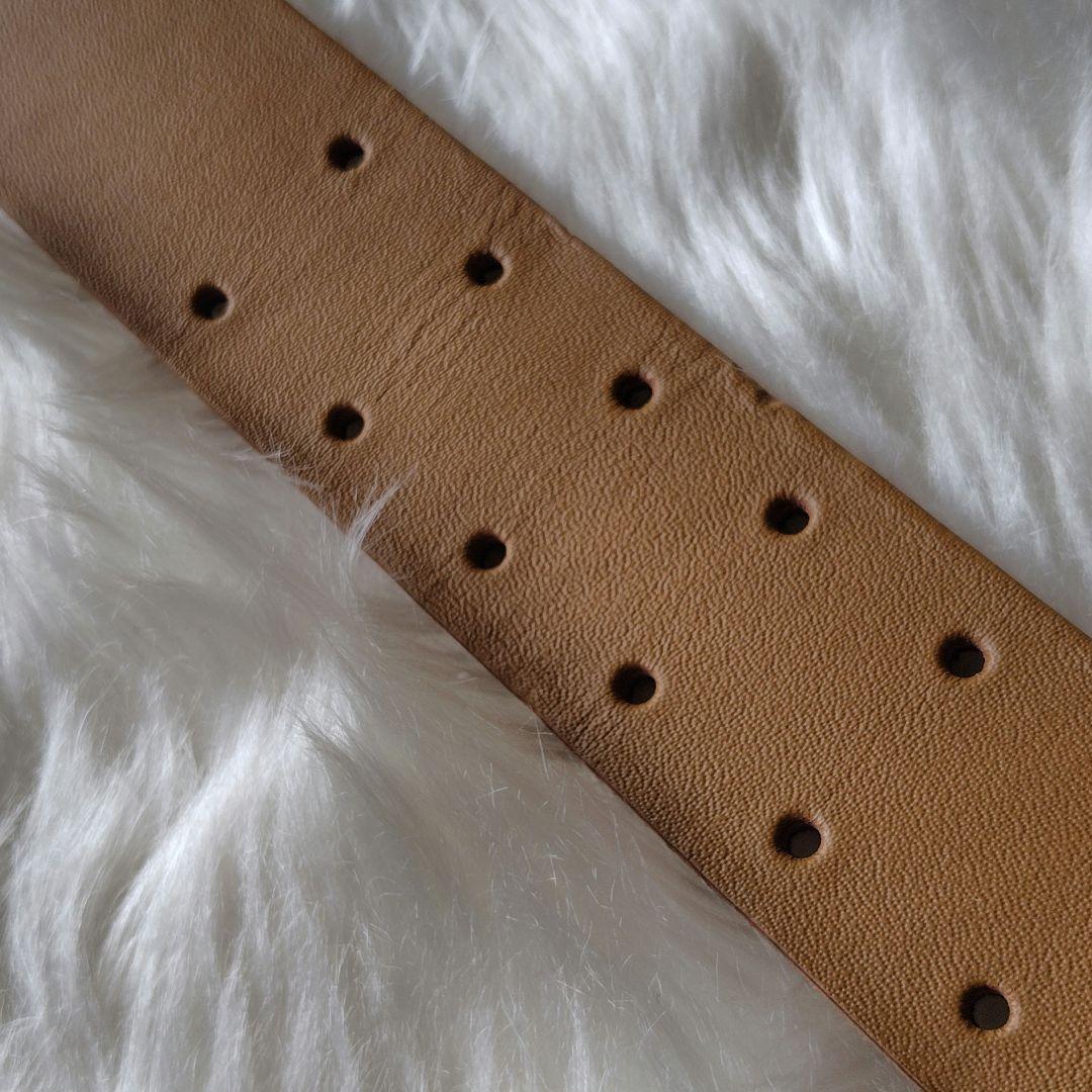 ✨マルジェラサンプリング✨デッドストック★フランス軍★ダブルピン★レザーベルト