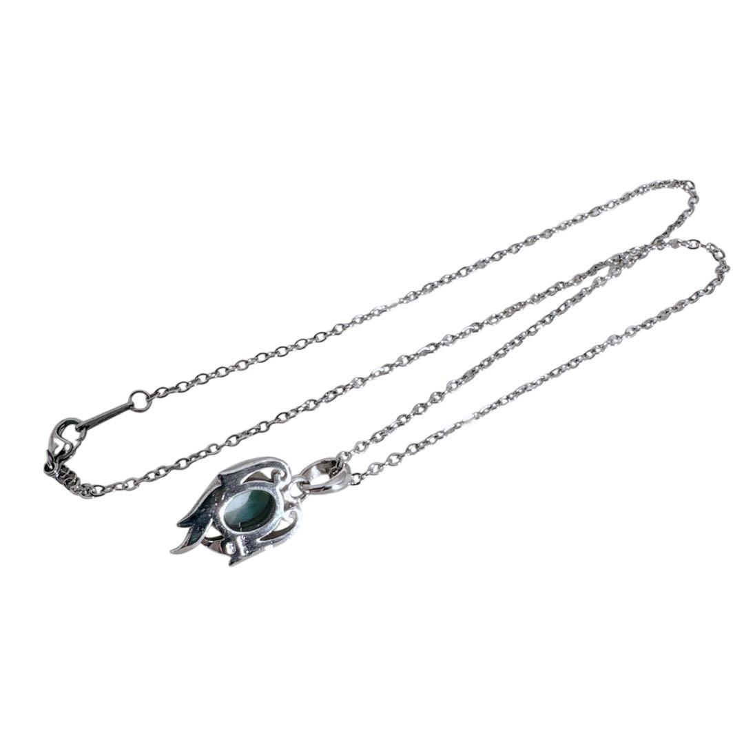 サード 翼 天然石 ラリマー ストーン シルバー925 ネックレス