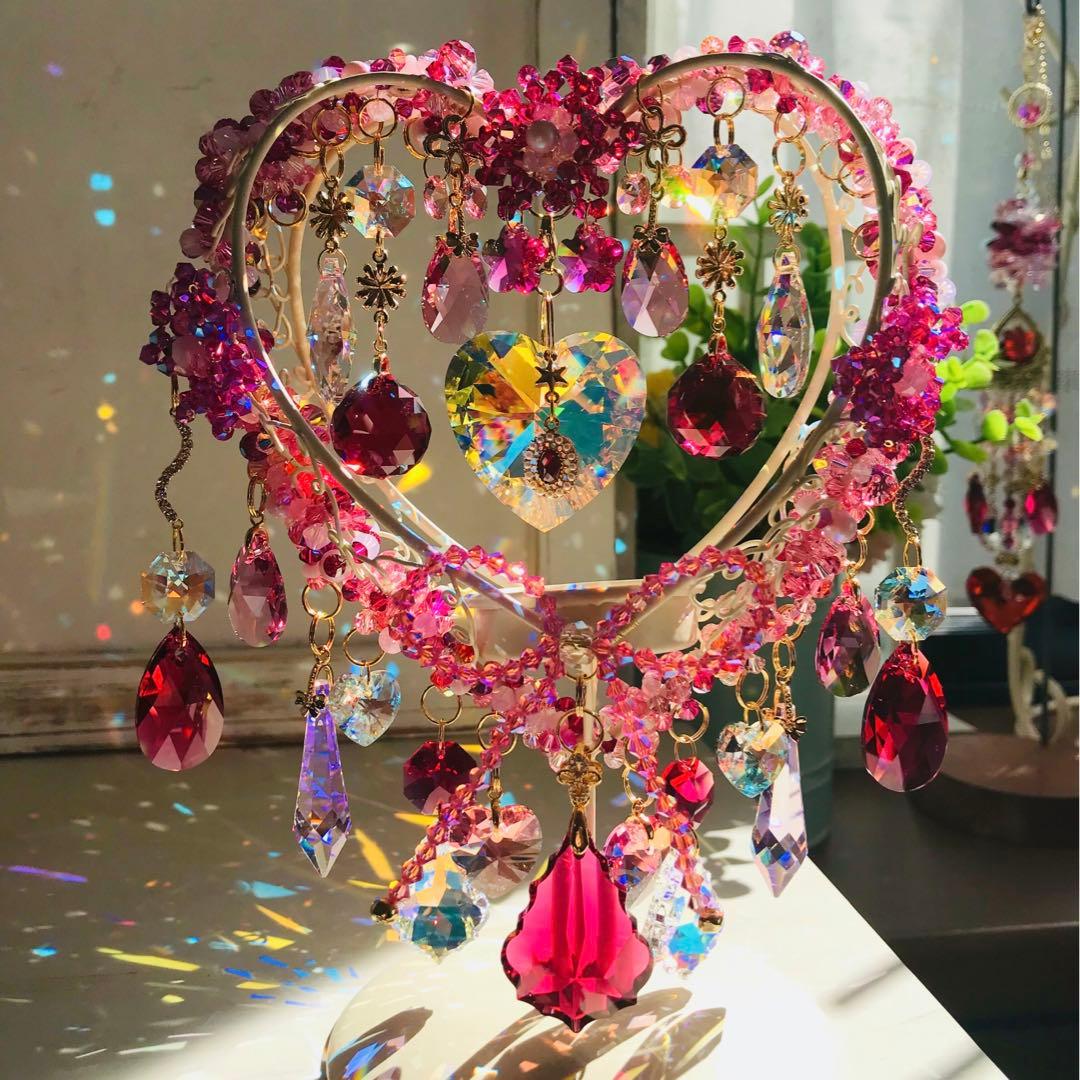 NORIP♡確認ページ✩.*˚再販ハートの置き型サンキャッチャー