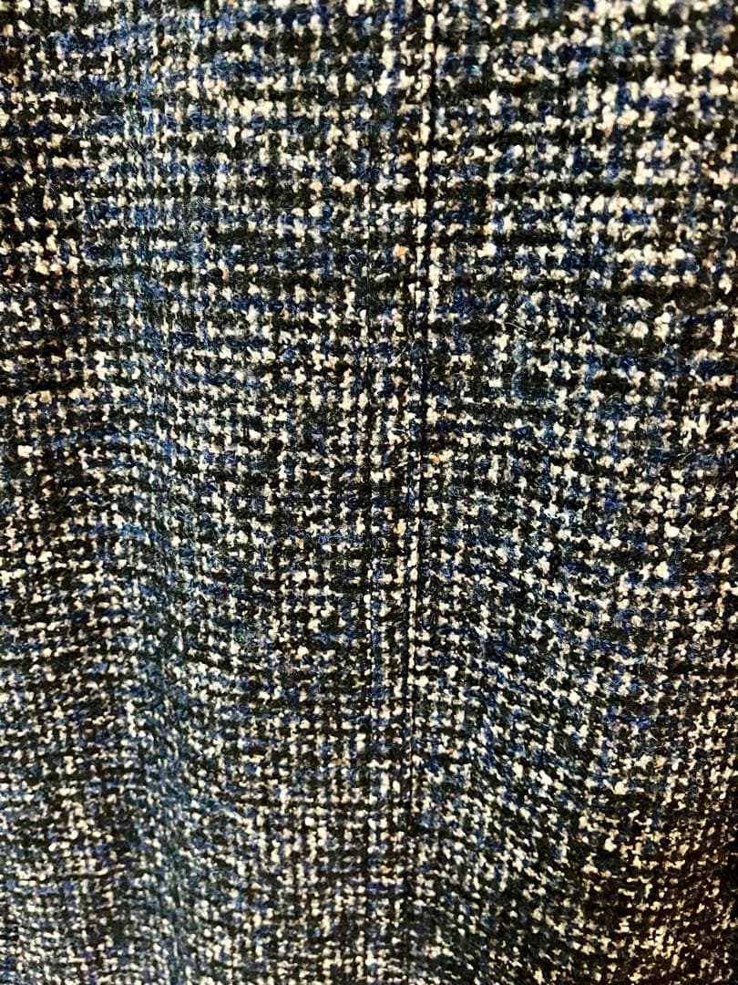 HEVO イタリア製 ツイード調 ウールコート 44