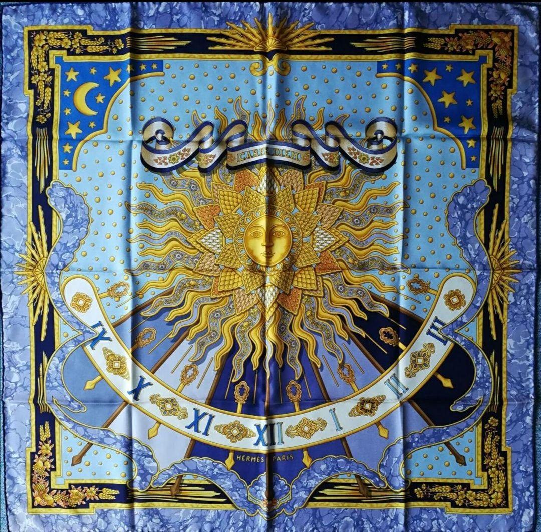 エルメス　HERMES　スカーフ　カレ90　今日一日を楽しむ