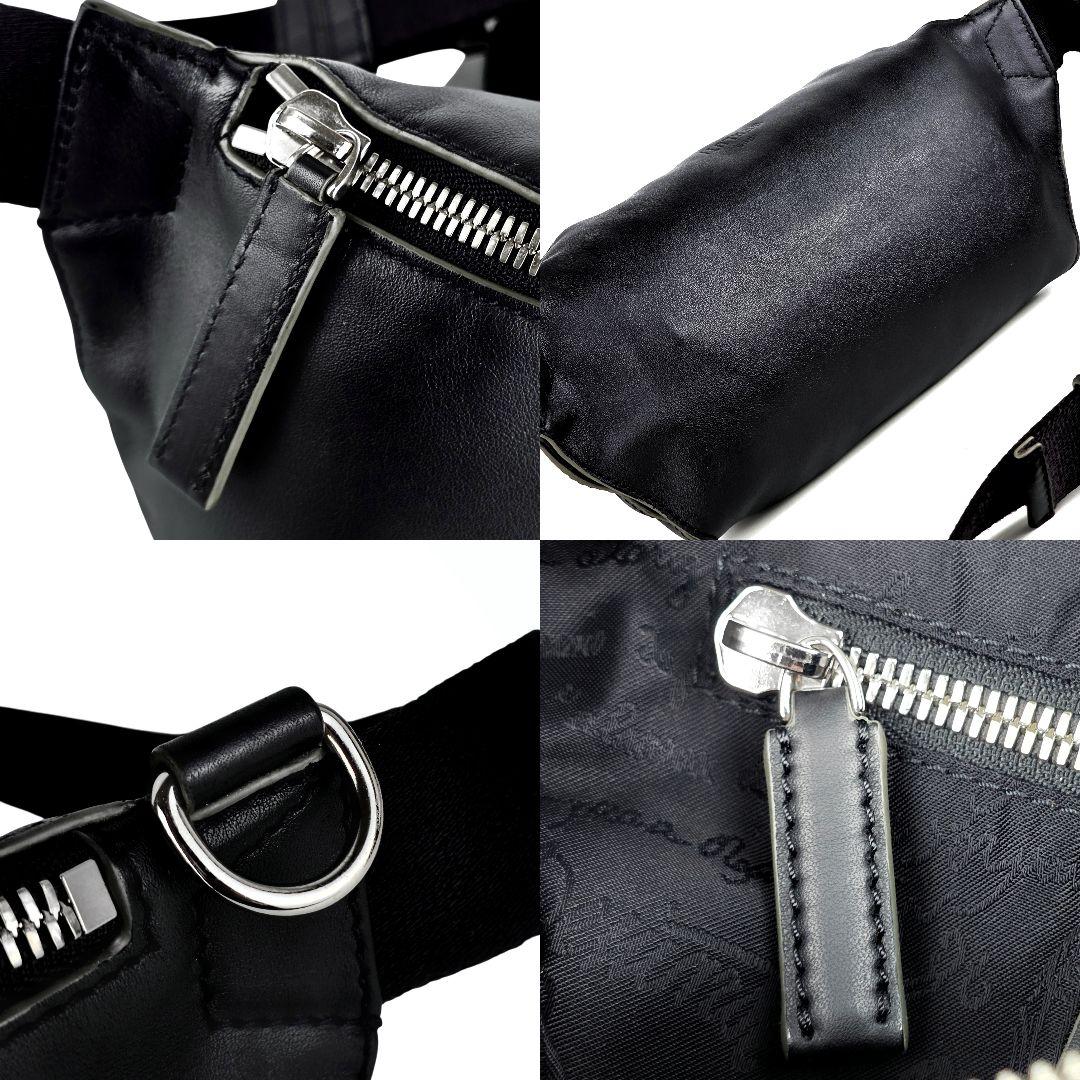 極美品 ベルルッティ Berluti コンプライス ボディバッグ カリグラフィー