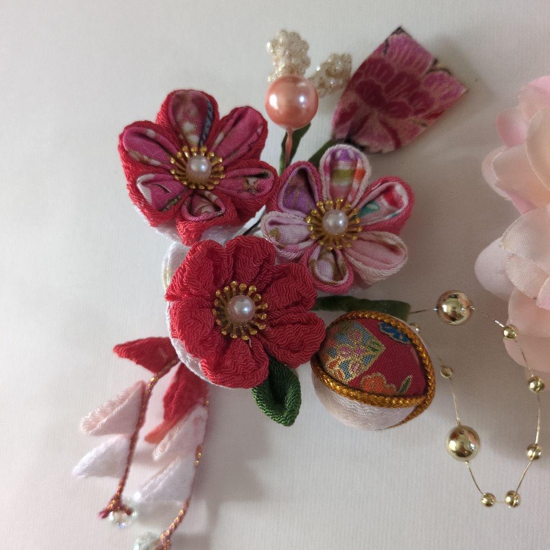 子供用❀女児　七・五・三着物　7歳フルセット 花柄