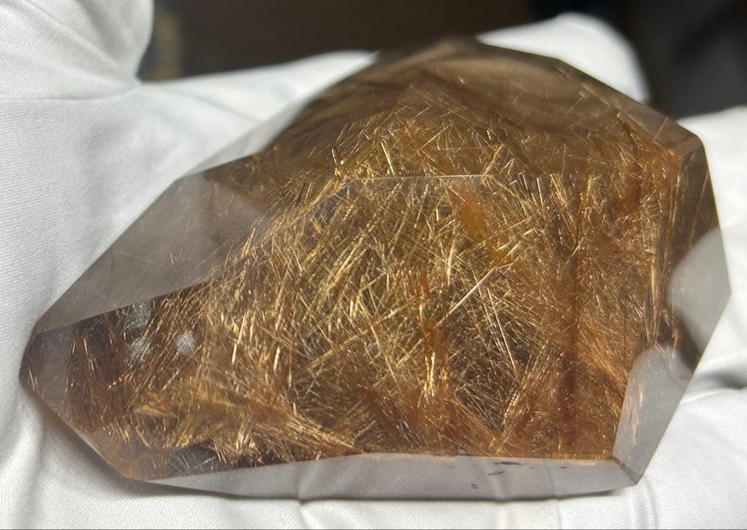 ルチルクォーツ原石　349g